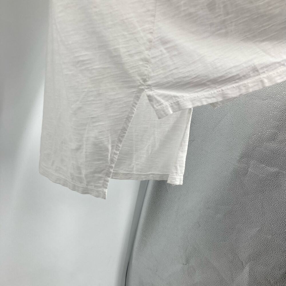 Peruvian Connection Asymmetrical White Tunic Top … - image 7